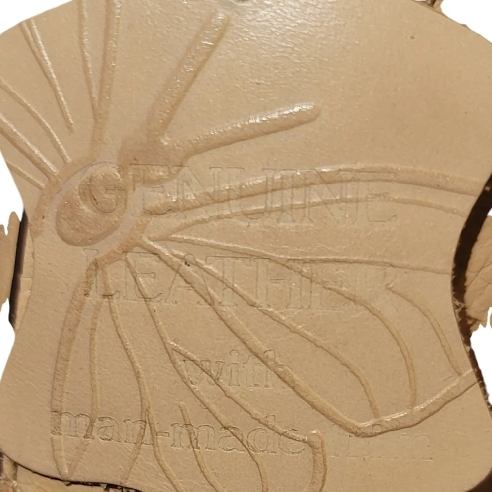 Valerie Stevens Genuine leather Hobo Bag with Embossed studded Butterflies